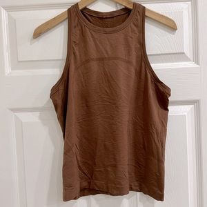 Lululemon Athletica Women’s Swiftly Tech Running Tank Top Size 8 Brown